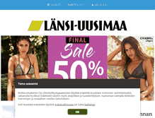 Tablet Screenshot of lansi-uusimaa.fi